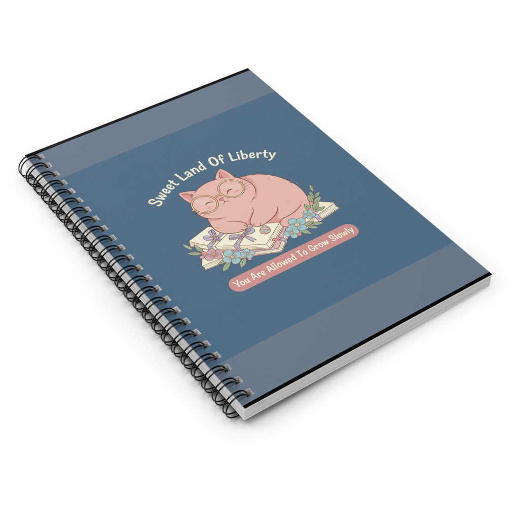 Cat Spiral Notebook – Sweet Land of Liberty