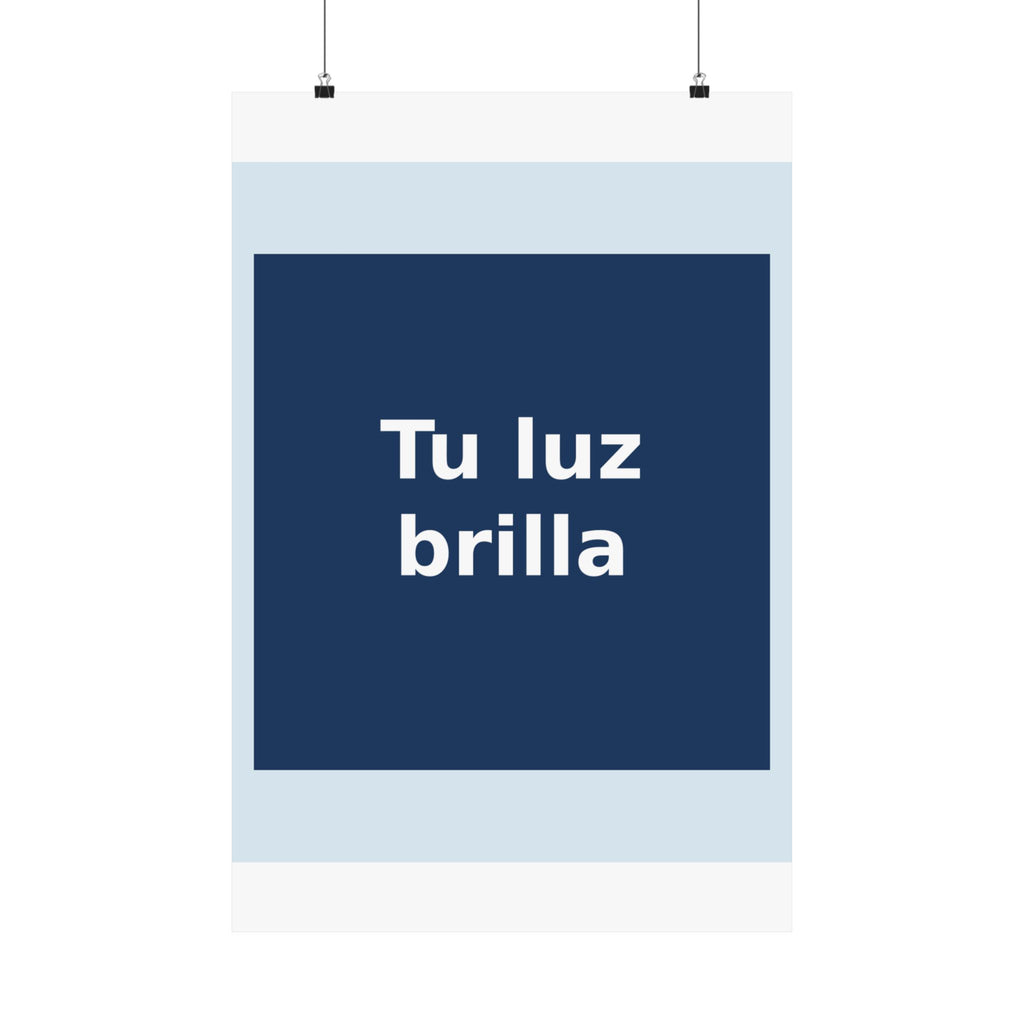 "Tu luz brilla" Black Cat Poster | Trendy Gift for Her | Lifestyle | KayKay Classics