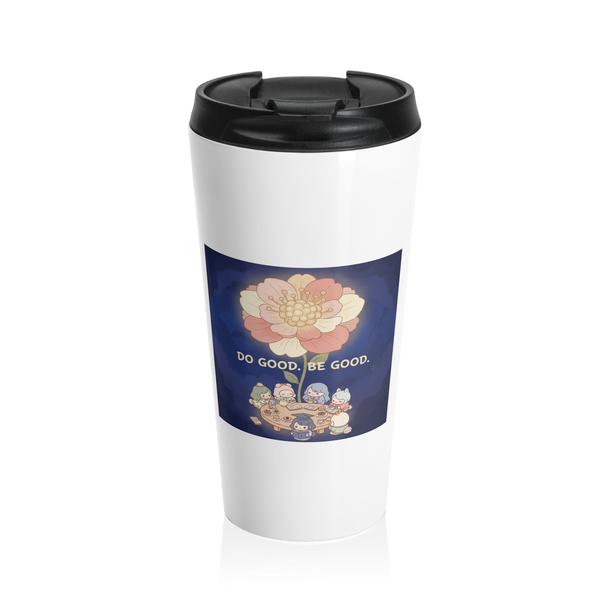 Tiny Chibi Creatures Travel Mug – Do Good Be Good