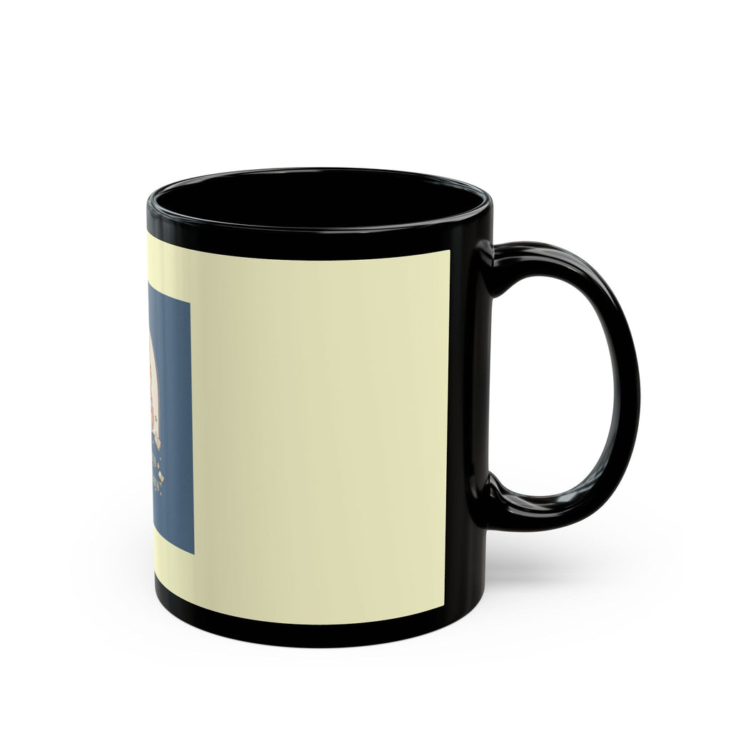 Cat Black Mug 11oz – Library Days Are the Best Days