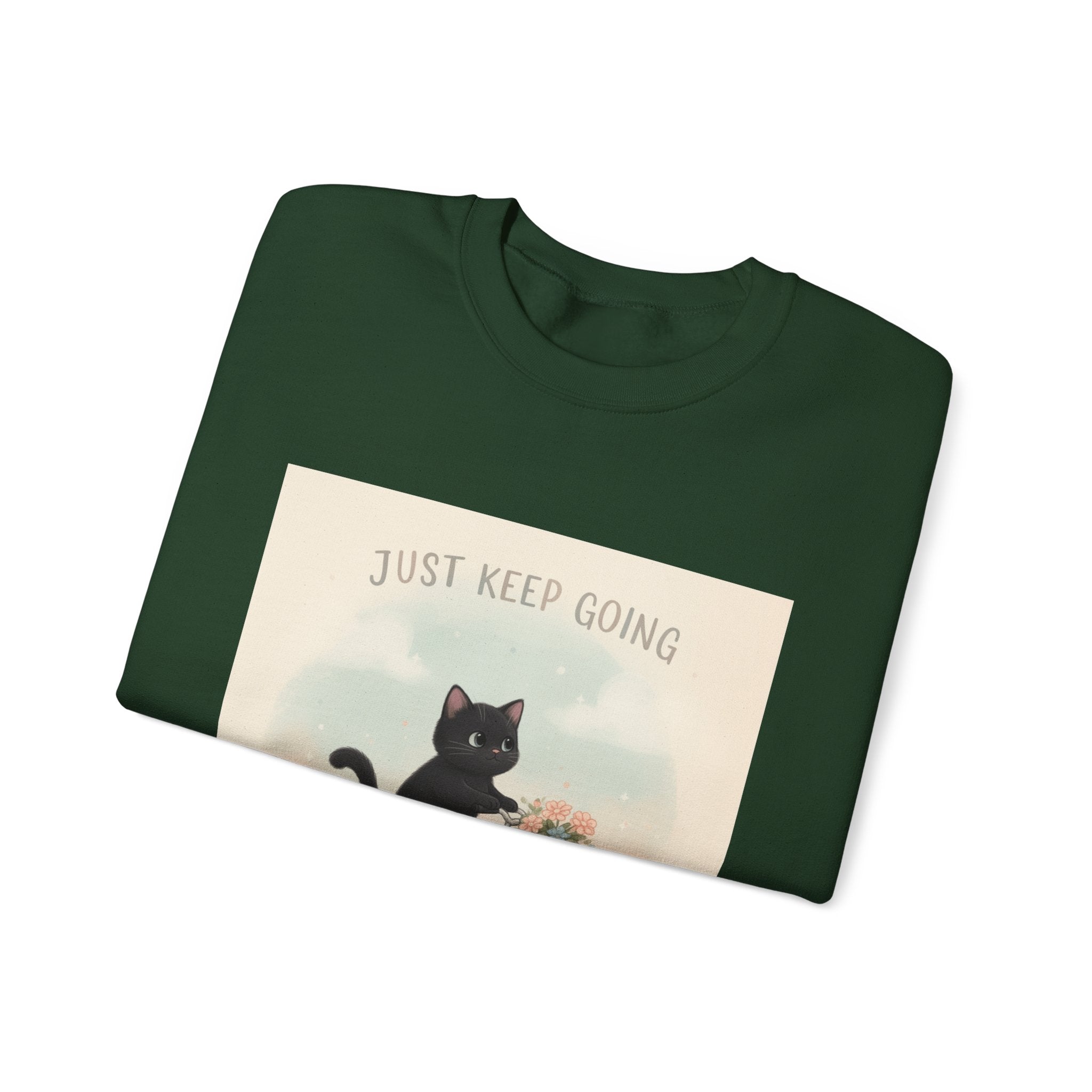 "Design" Black Cat Crewneck | College Girl Gift | Fashion | KayKay Classics