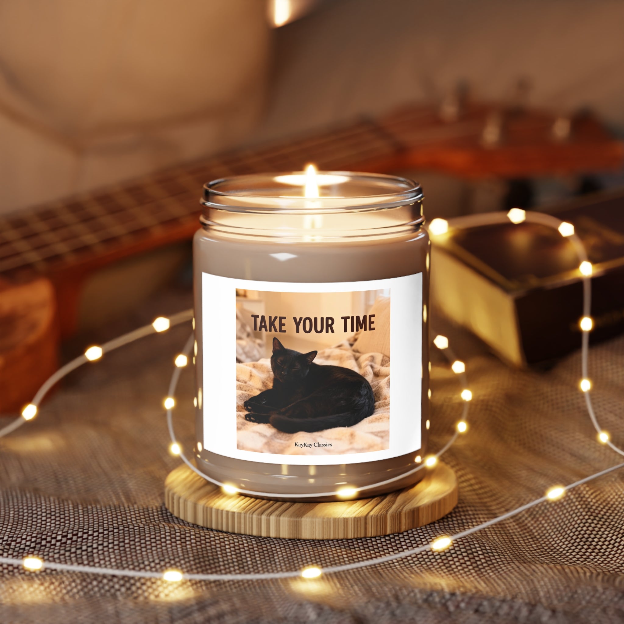 TAKE YOUR TIME Cat Scented Candle