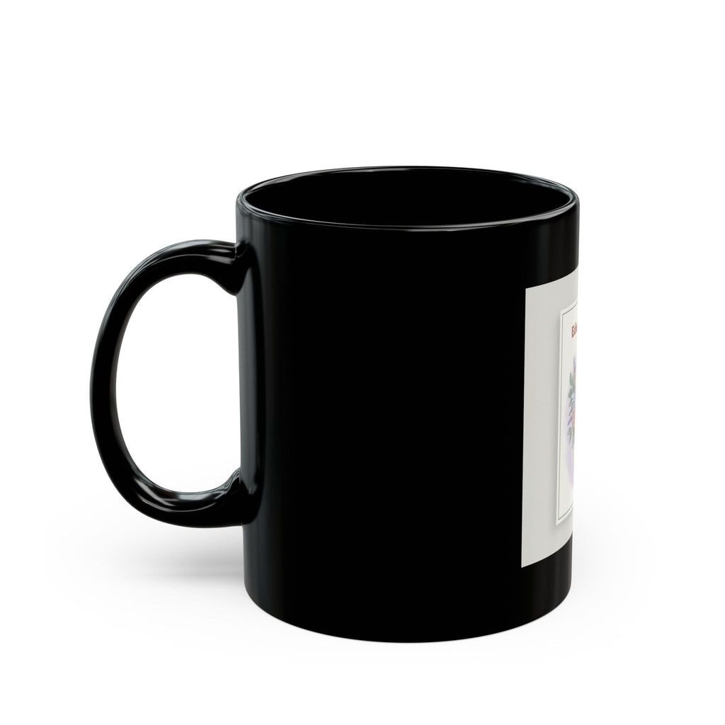 Educated And Cute Black Mug 11oz