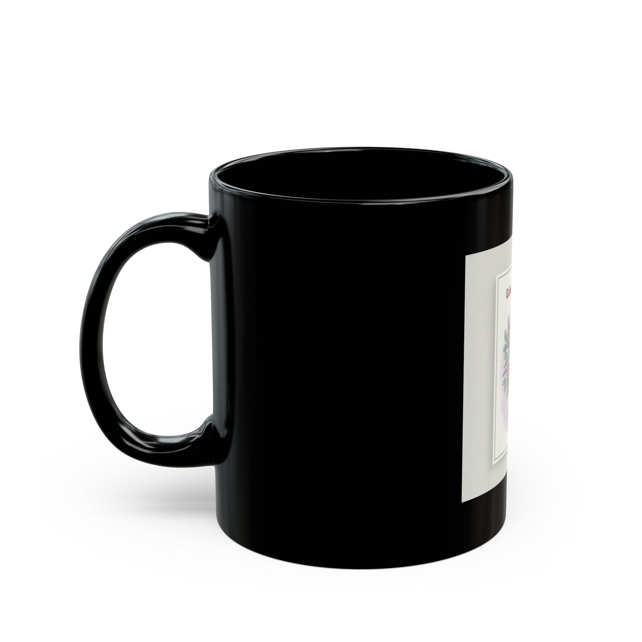 Educated And Cute Black Mug 11oz