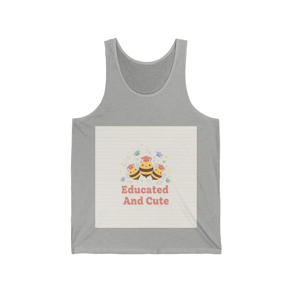 Educated And Cute Bee Tank Top