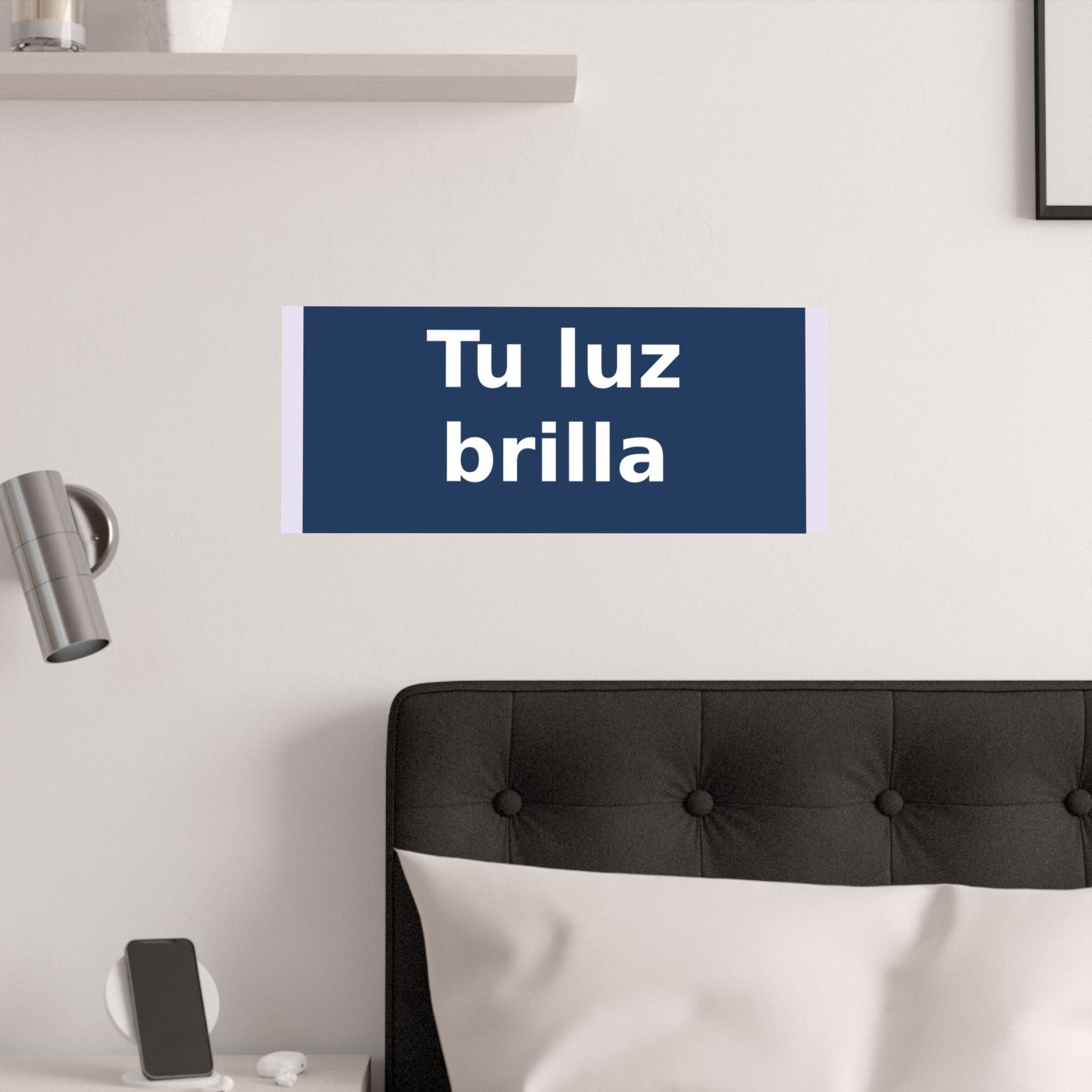 "Tu luz brilla" Black Cat Poster | Trendy Gift for Her | Lifestyle | KayKay Classics