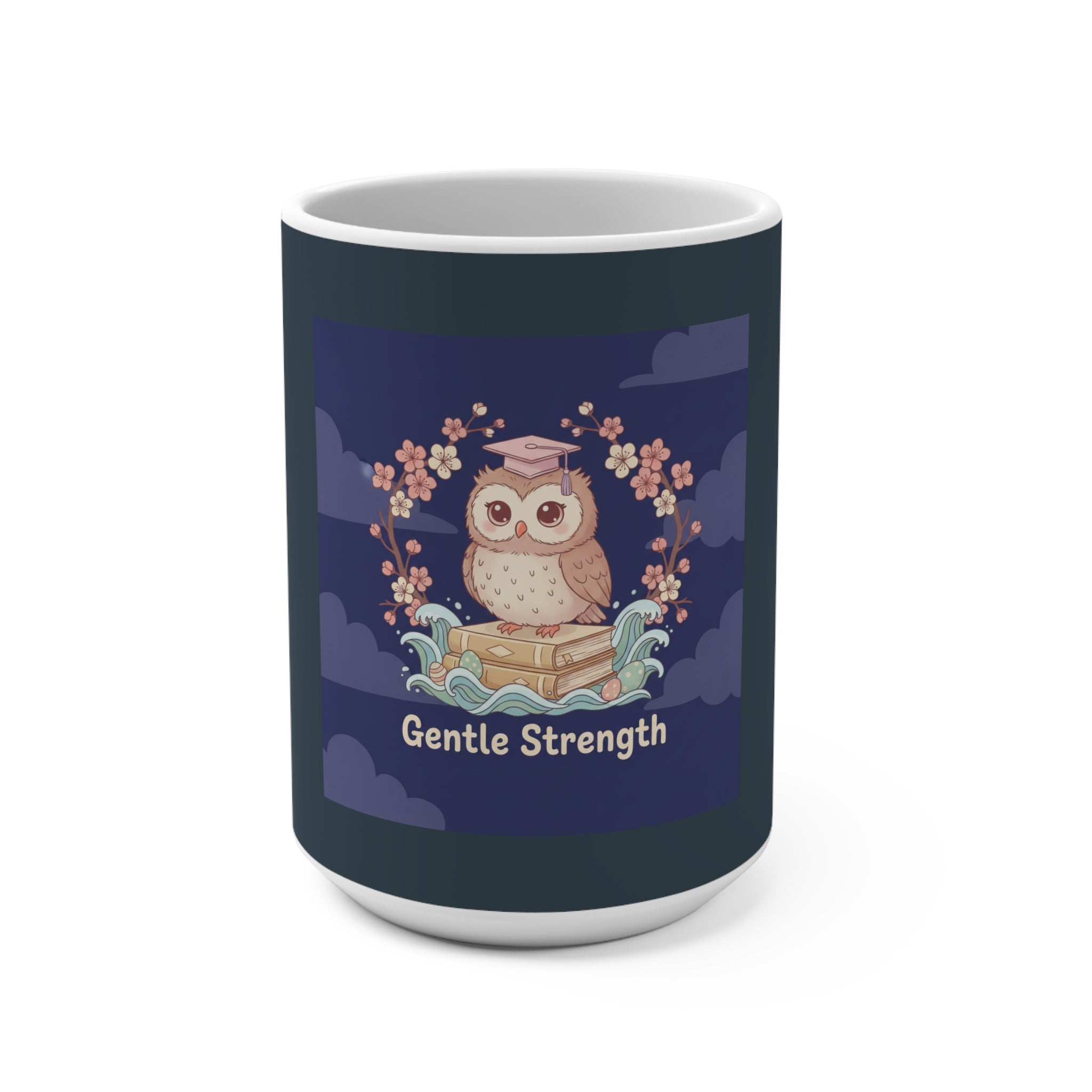 Owl Mug 15oz – Gentle Strength