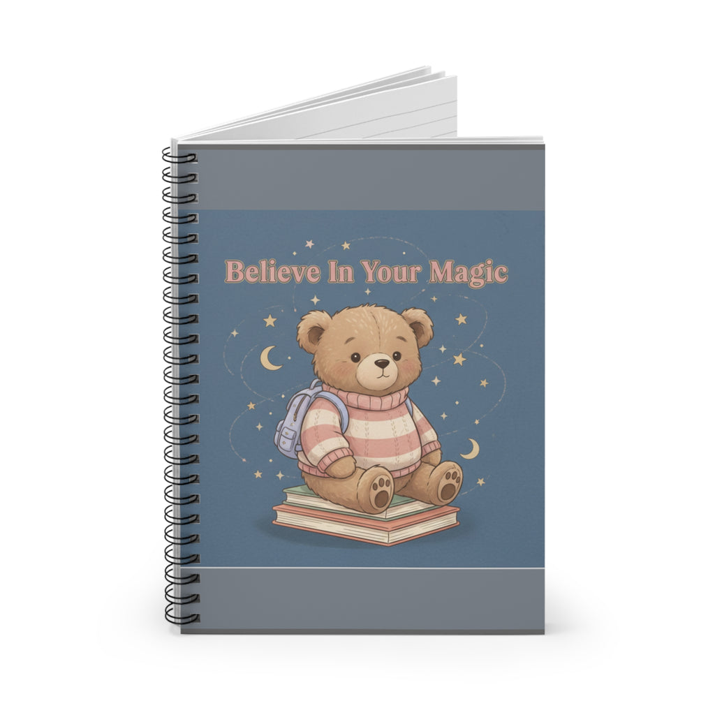 Bear Spiral Notebook – Believe in Your Magic