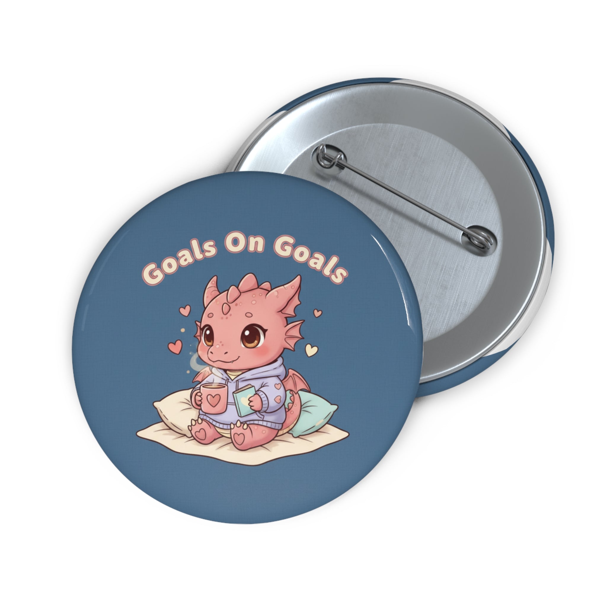 Dragon Pin Button – Goals on Goals