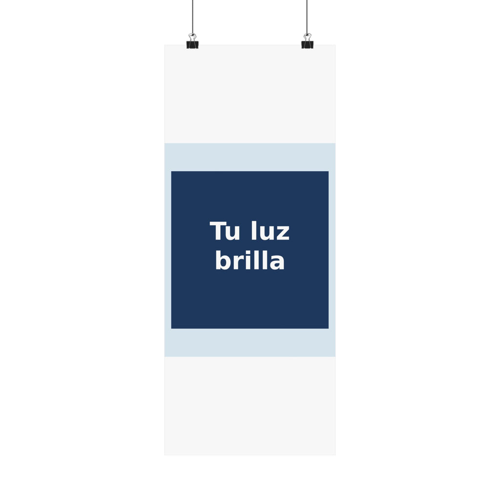"Tu luz brilla" Black Cat Poster | Trendy Gift for Her | Lifestyle | KayKay Classics