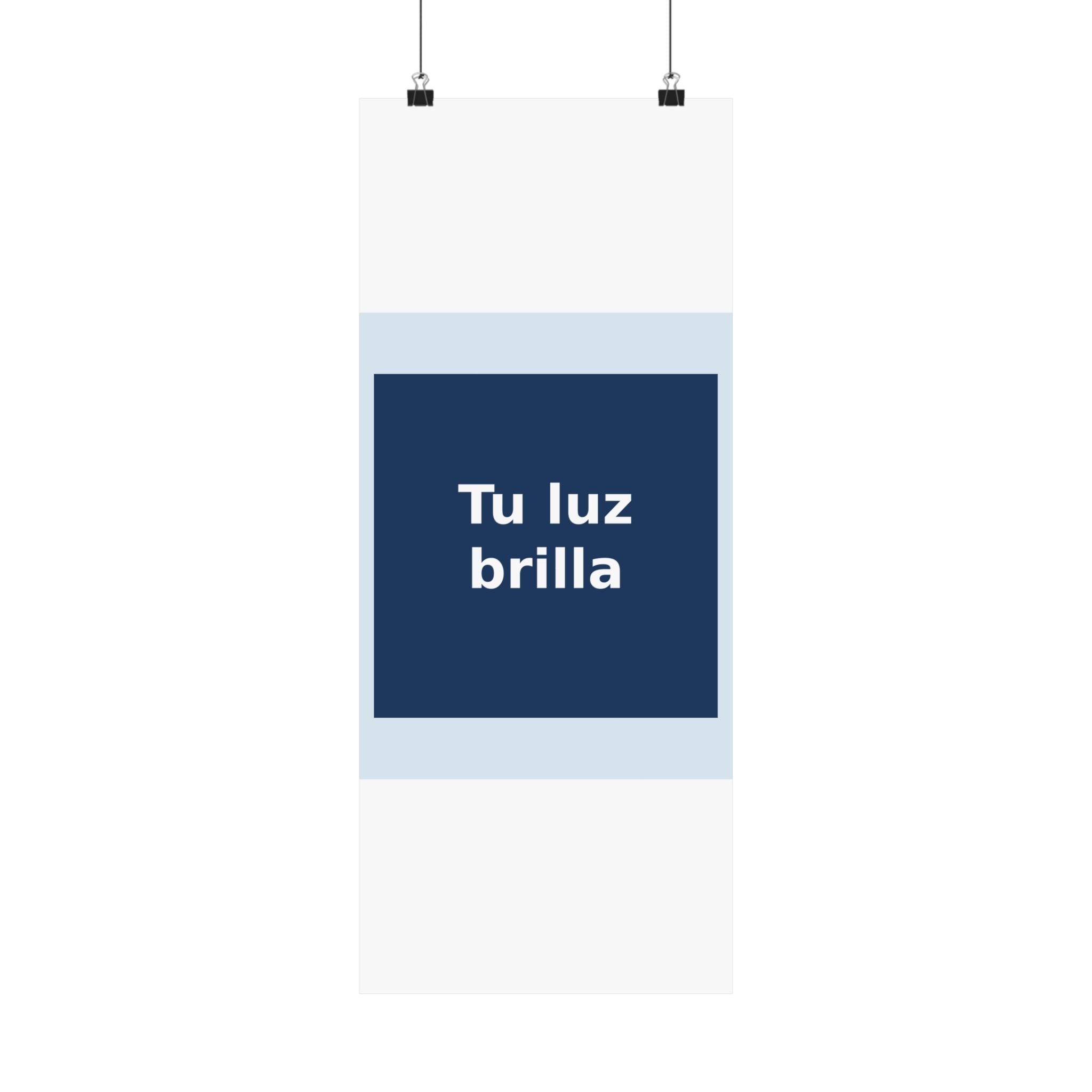 "Tu luz brilla" Black Cat Poster | Trendy Gift for Her | Lifestyle | KayKay Classics