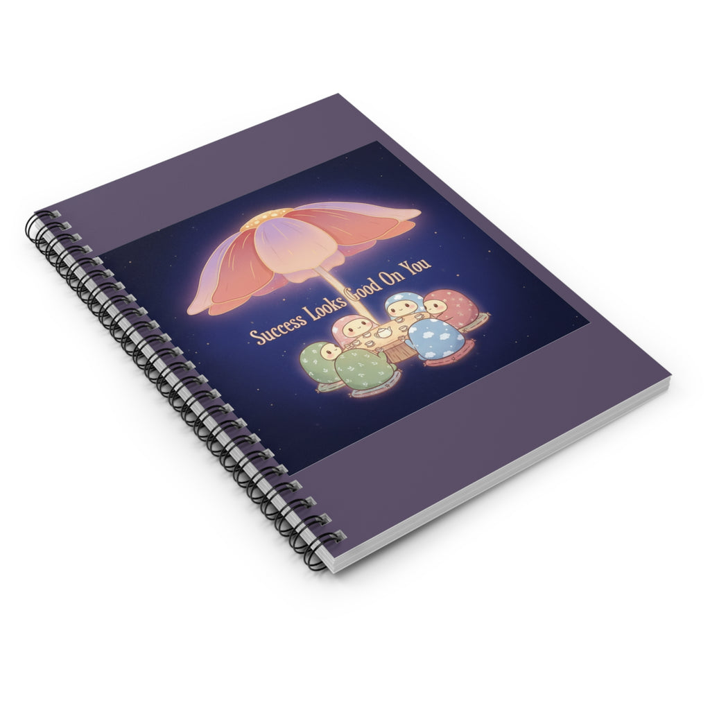 Tiny Chibi Creatures Spiral Notebook – Success Looks Good on You