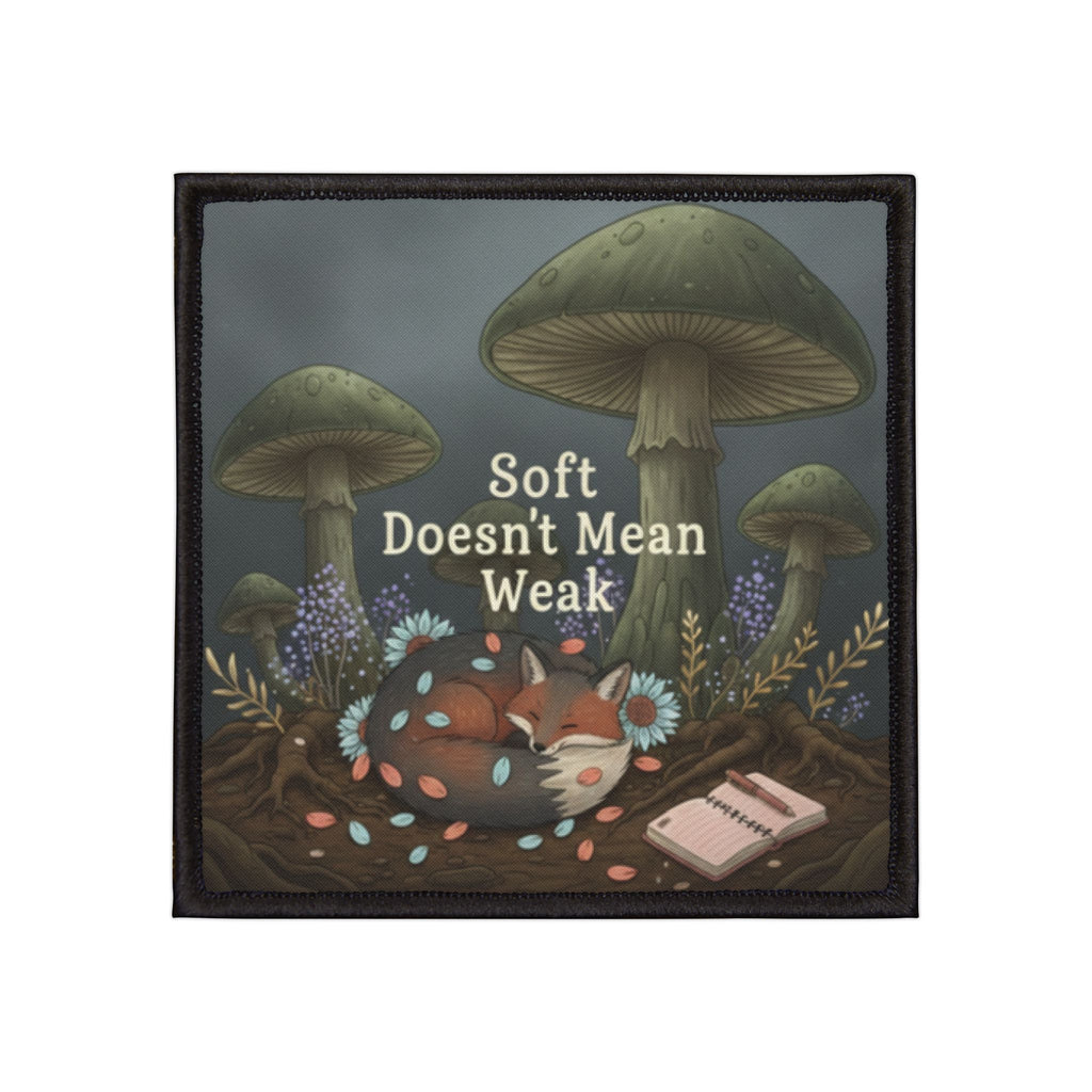 Fox Iron-On Patch – Soft Doesnt Mean Weak