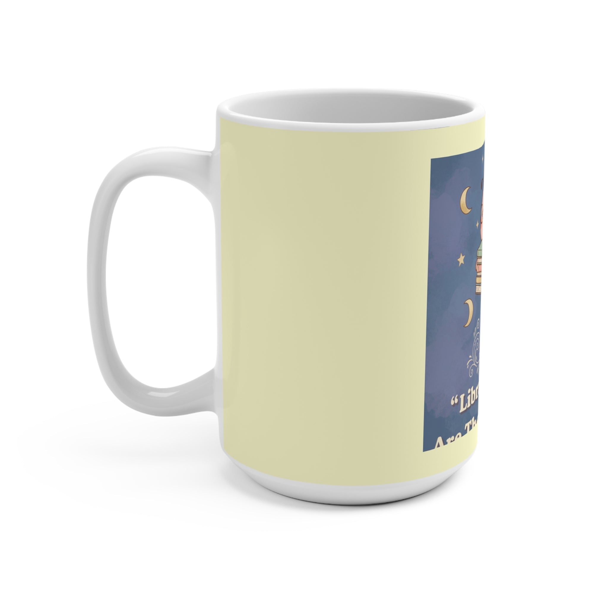 Bee Mug 15oz – Library Days Are the Best Days