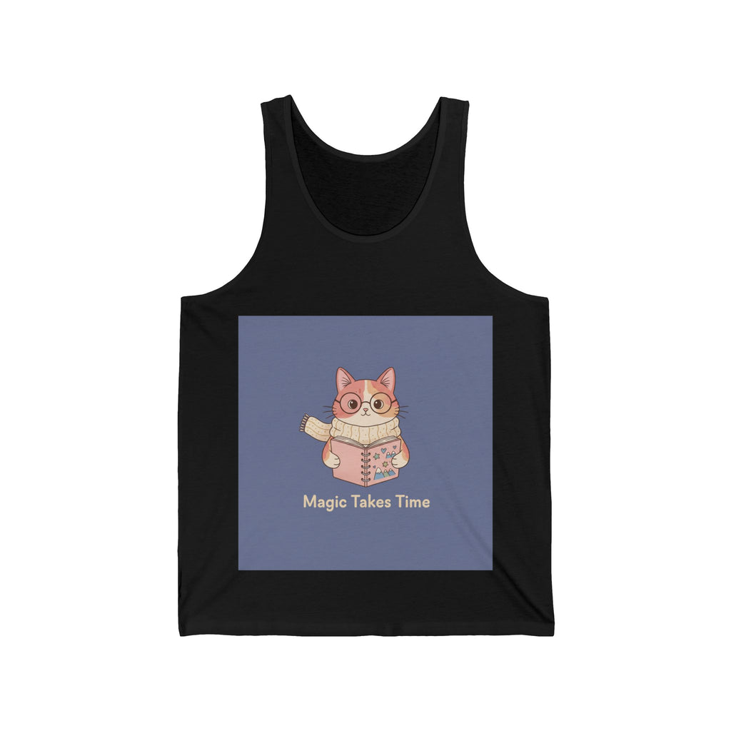 Cats With Glasses Tank Top – Magic Takes Time