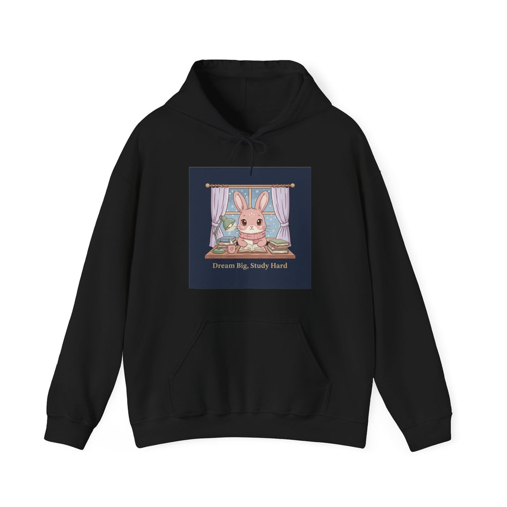 Bunny Hoodie – Dream Big Study Hard