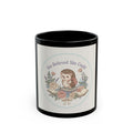 She Believed She Could Hedgehog Black Mug 11oz