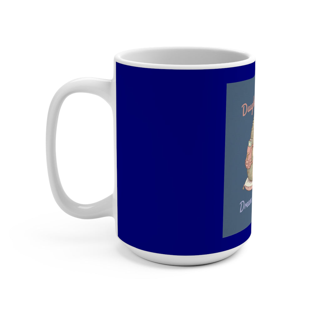Hedgehog With Tiny Backpack Mug 15oz – Daughters of Liberty Dream Big Little on