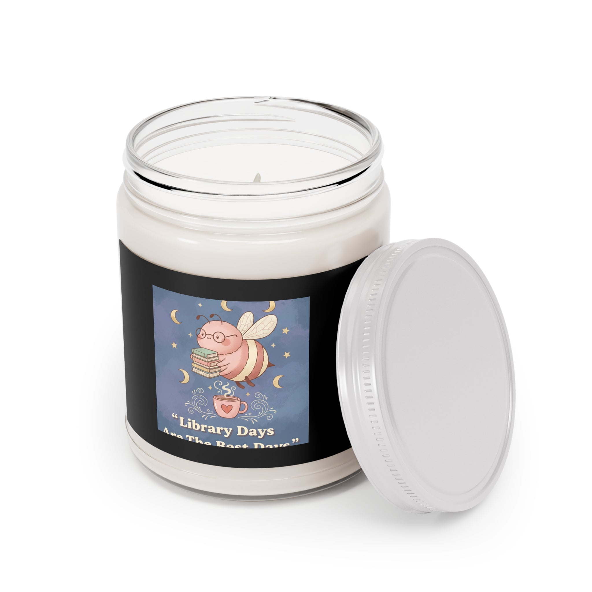 Bee Scented Candle – Library Days Are the Best Days