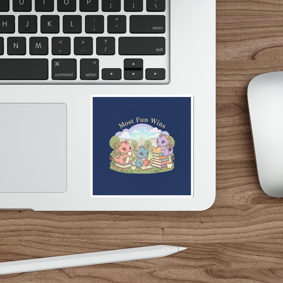 Baby Dragons Die-Cut Sticker – Most Fun Wins