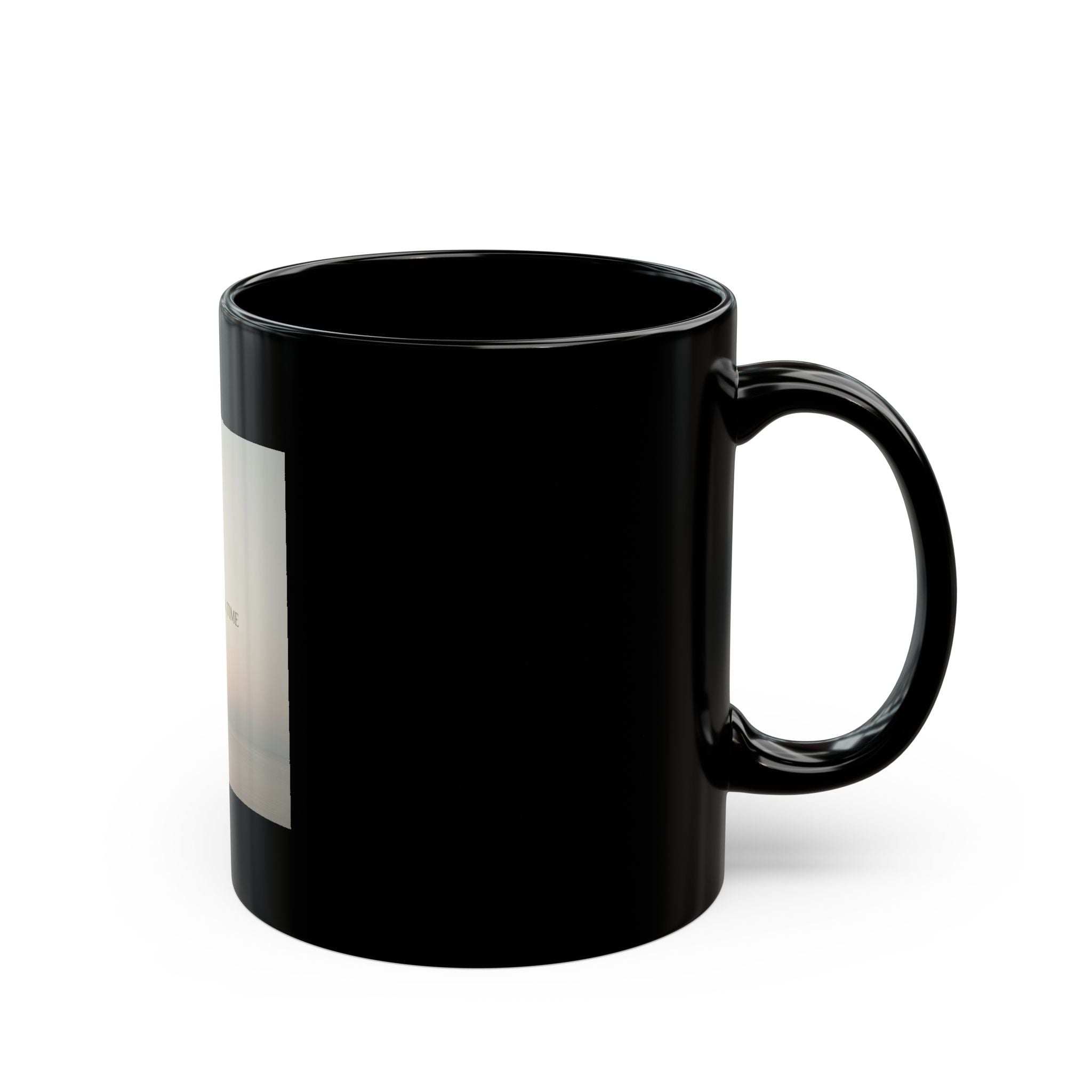 ONE DAY AT A TIME Black Mug