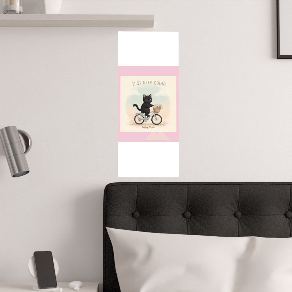 "Design" Black Cat Poster | College Girl Gift | Fashion | KayKay Classics