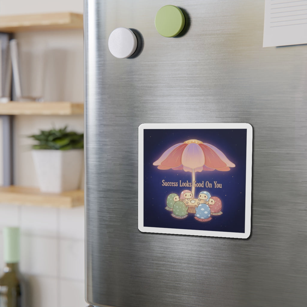 Tiny Chibi Creatures Die-Cut Magnet – Success Looks Good on You