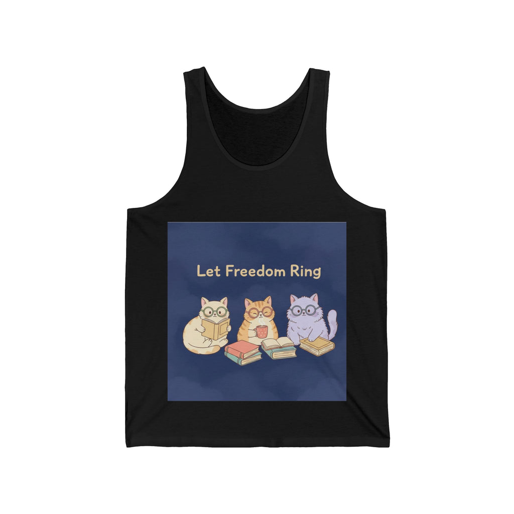 Cats With Glasses Tank Top – Let Freedom Ring