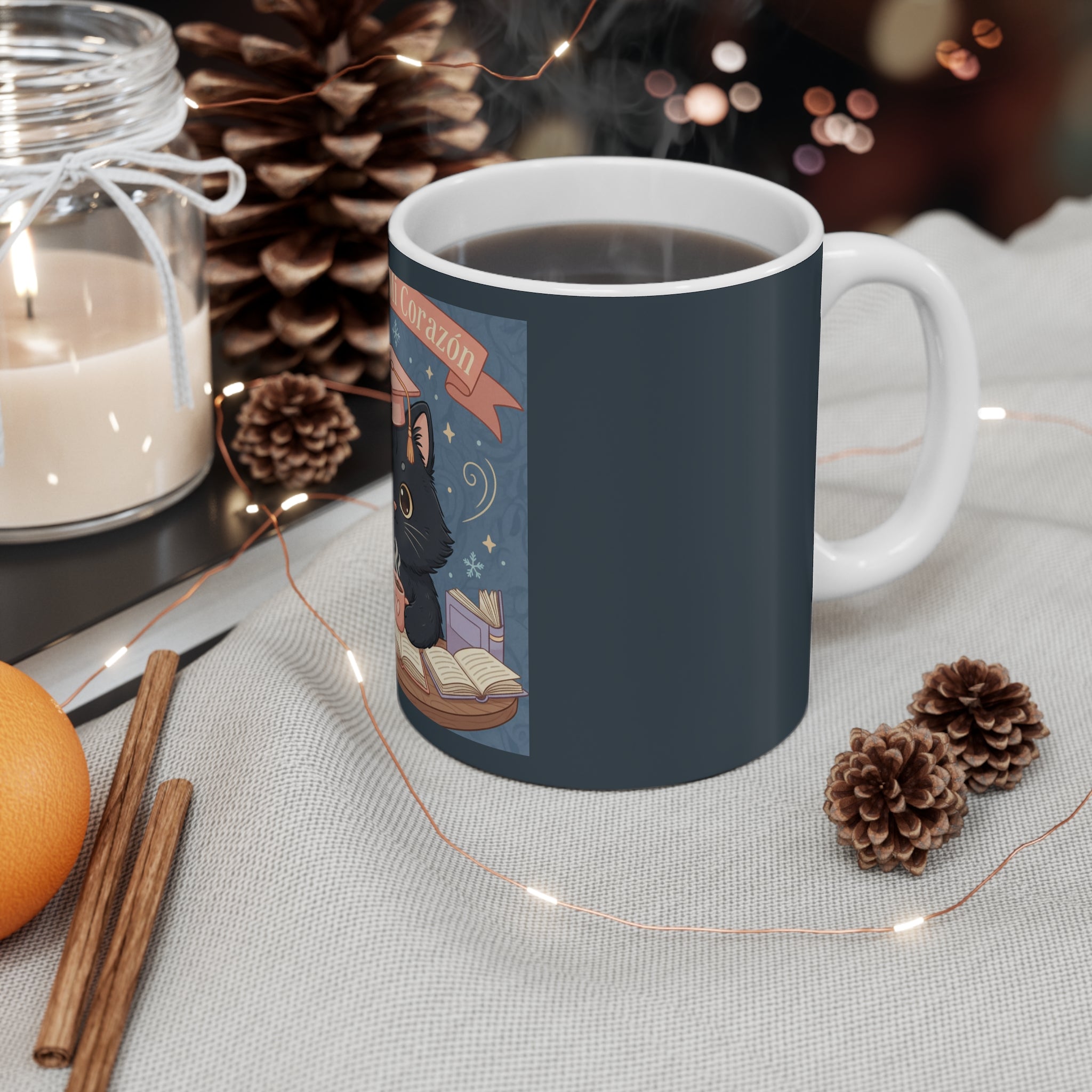 Cat Mug 11oz – Con Todo Mi Corazón
