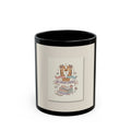 BIG BRAIN ENERGY Giraffe Black Mug 11oz