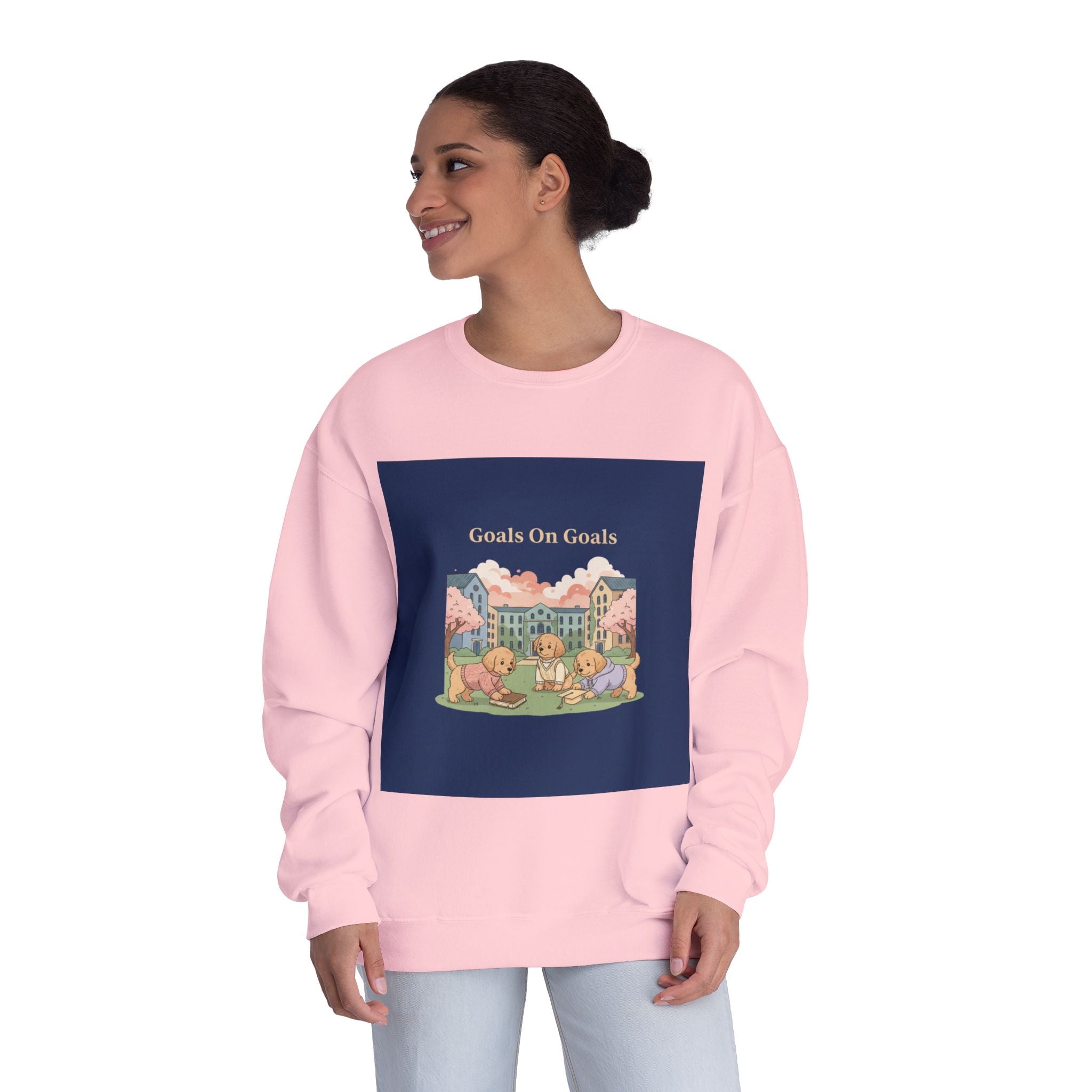 Goals on Goals Crewneck Sweatshirt – Gift Idea