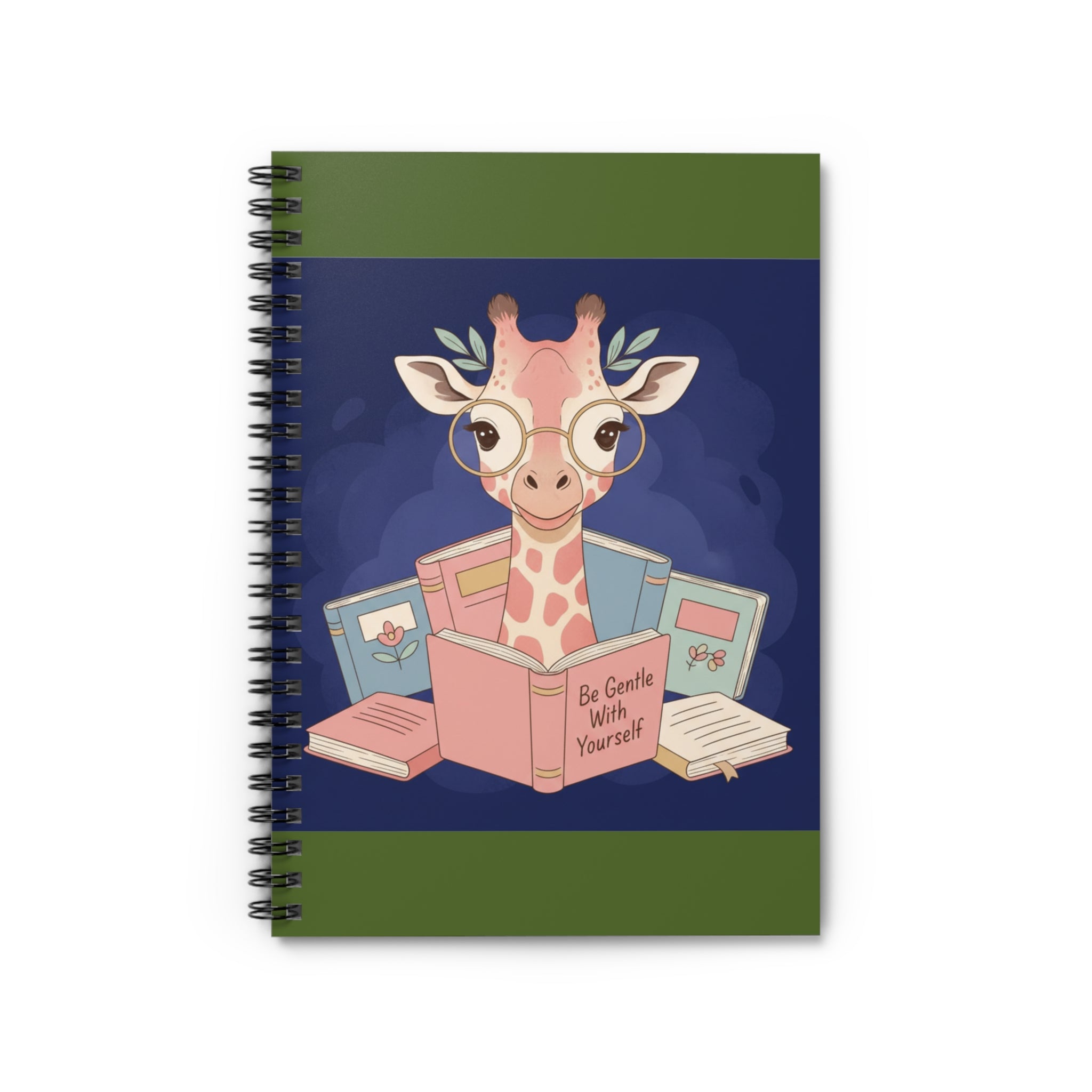 Giraffe Spiral Notebook – Be Gentle With Yourself