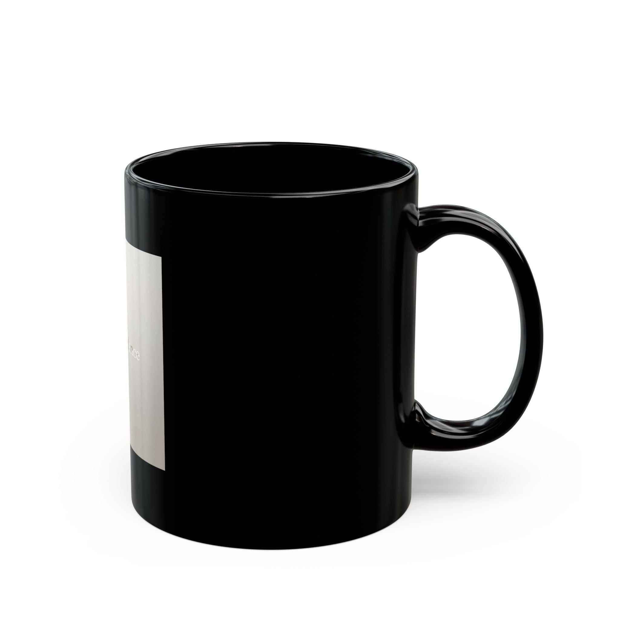 quiet confidence Black Mug 11oz