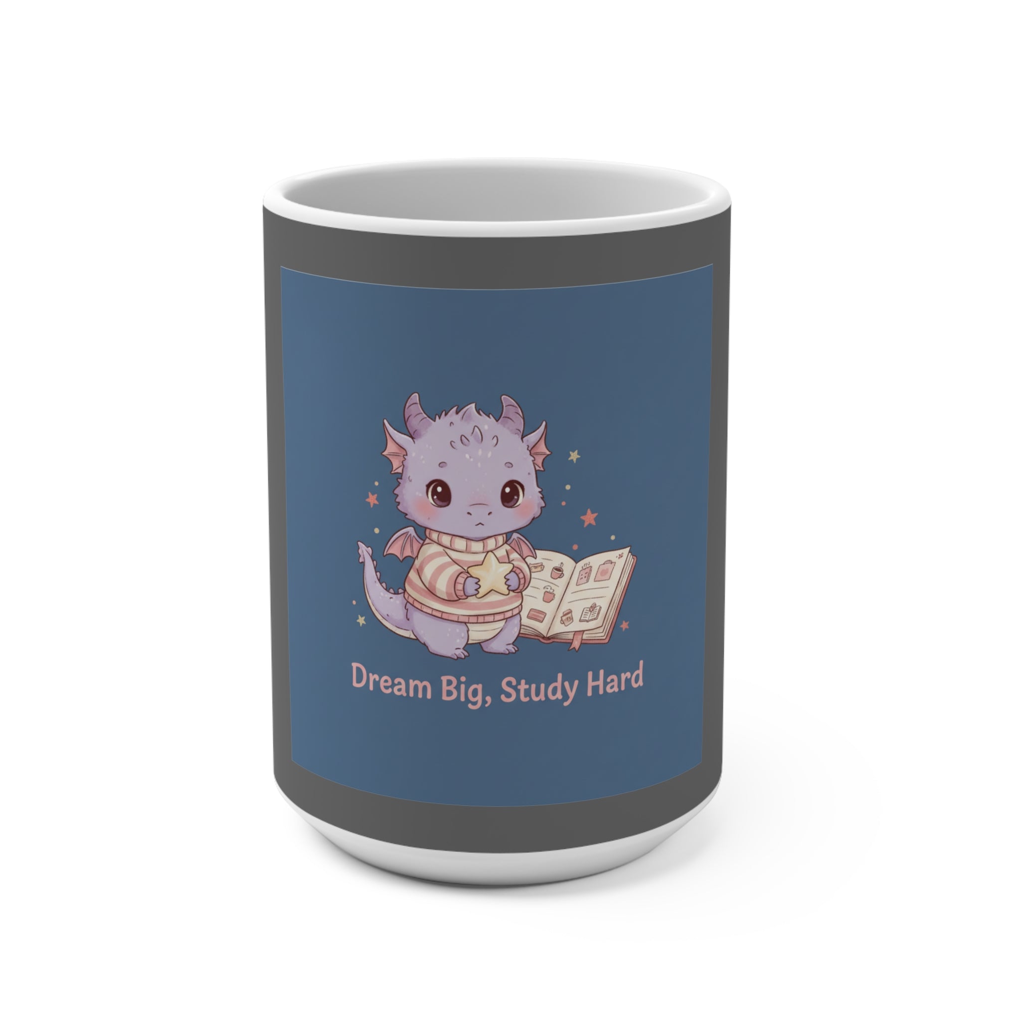 Dragon Mug 15oz – Dream Big Study Hard