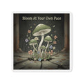 Black Cat Die-Cut Magnet – Bloom at Your Own Pace