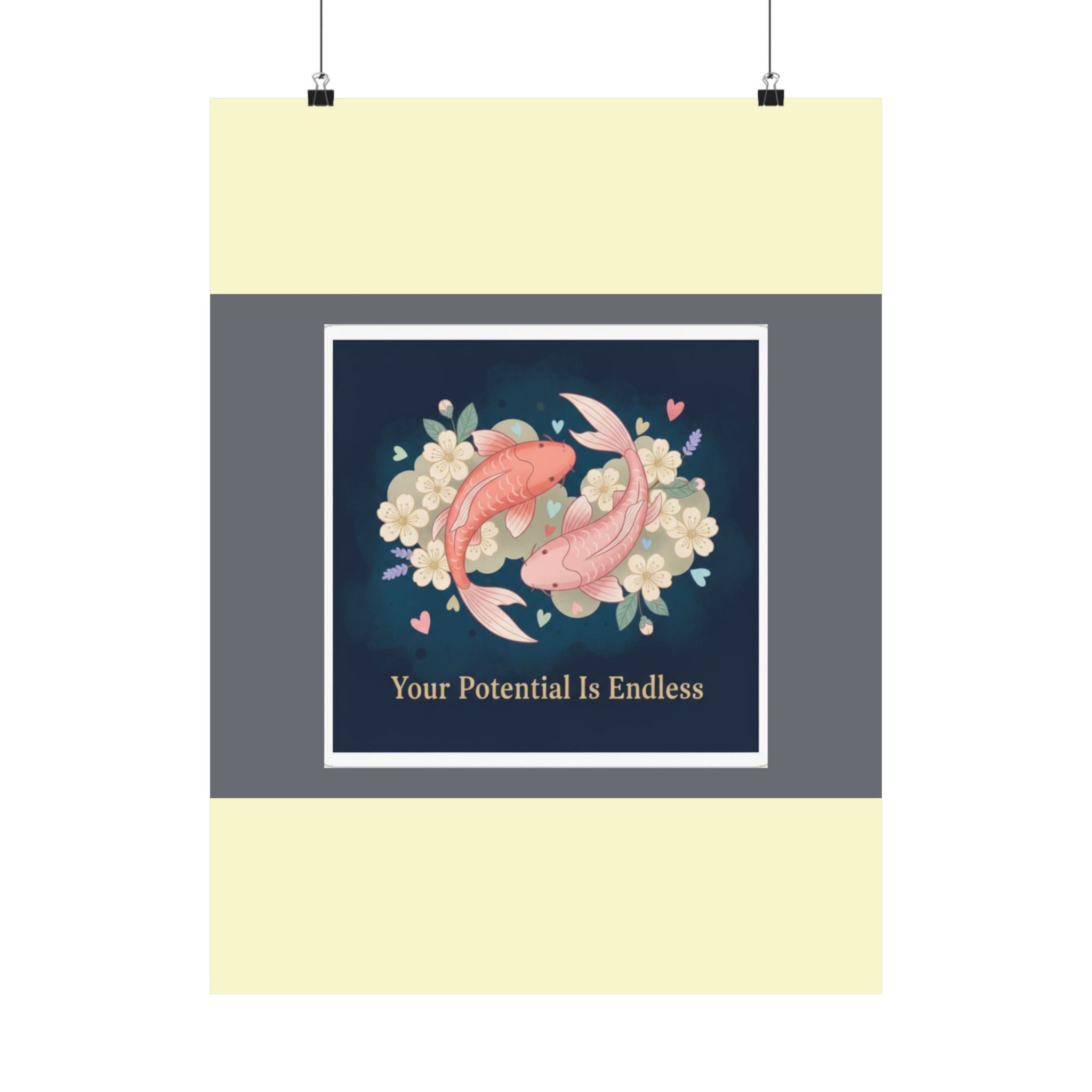 Koi Poster – Your Potential is Endless