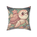 Turtle Square Pillow – Let Freedom Ring