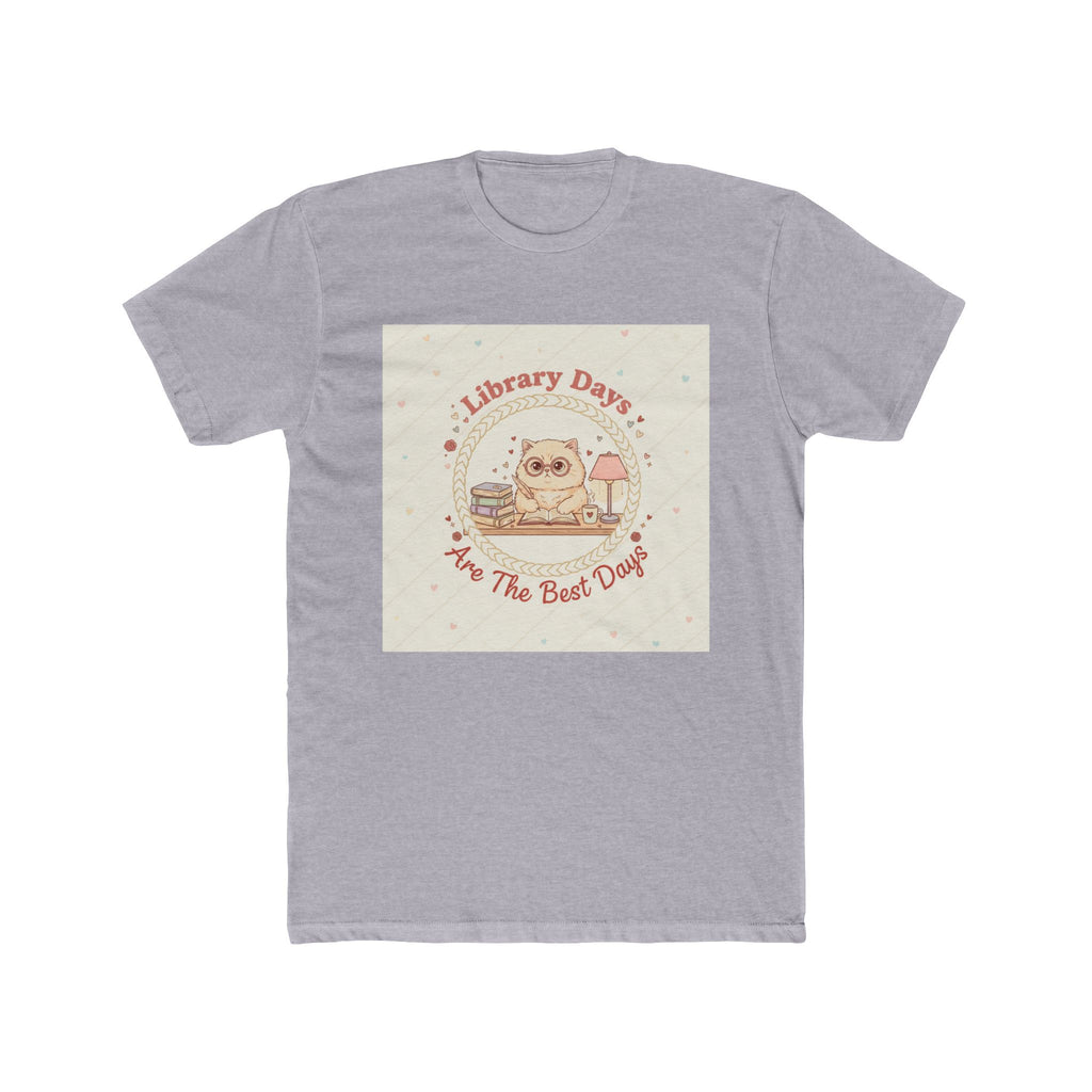 Library Days Are The Best Days Cat Unisex Tee