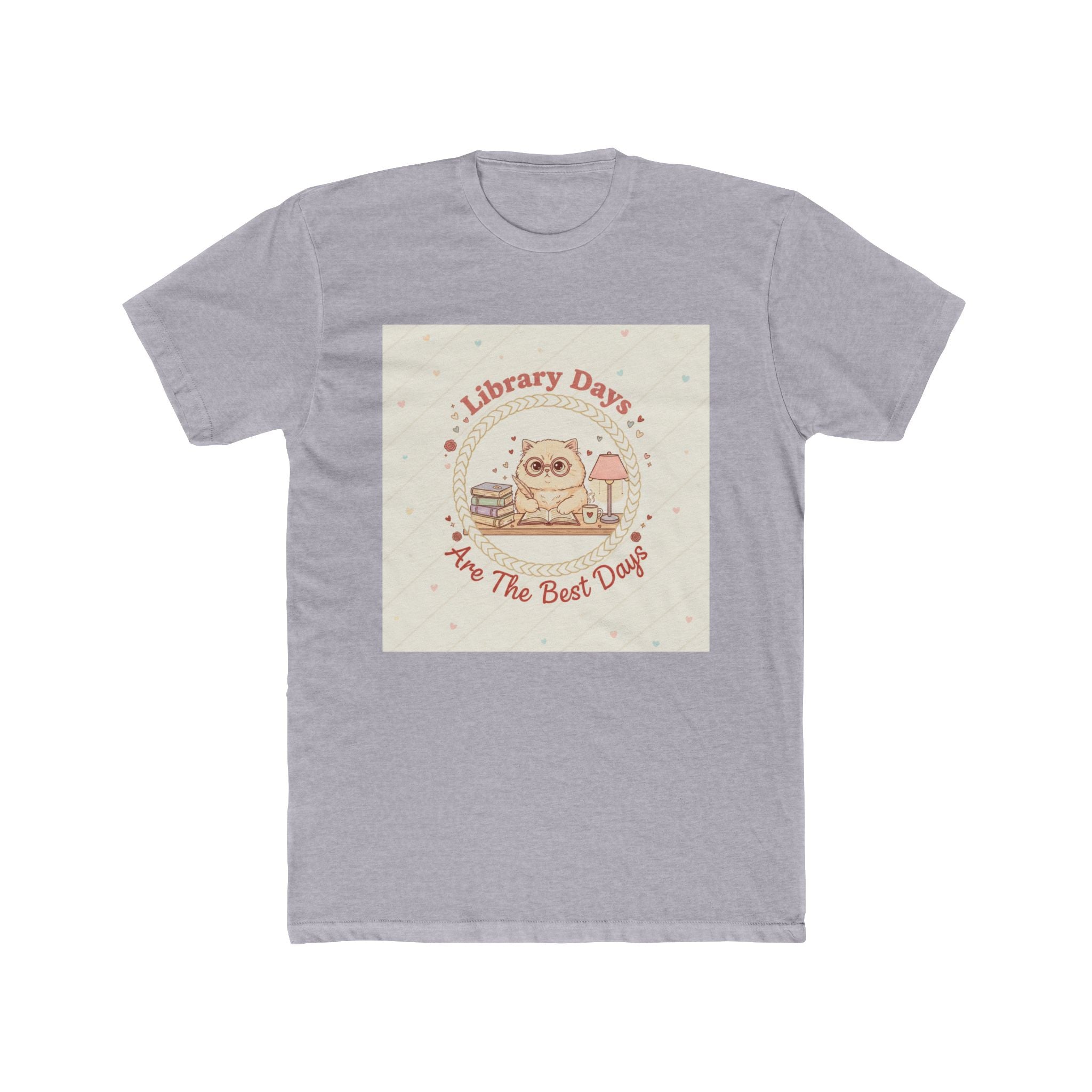 Library Days Are The Best Days Cat Unisex Tee