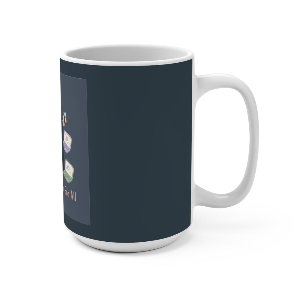 Black Cat Mug 15oz – Liberty and Justice for All