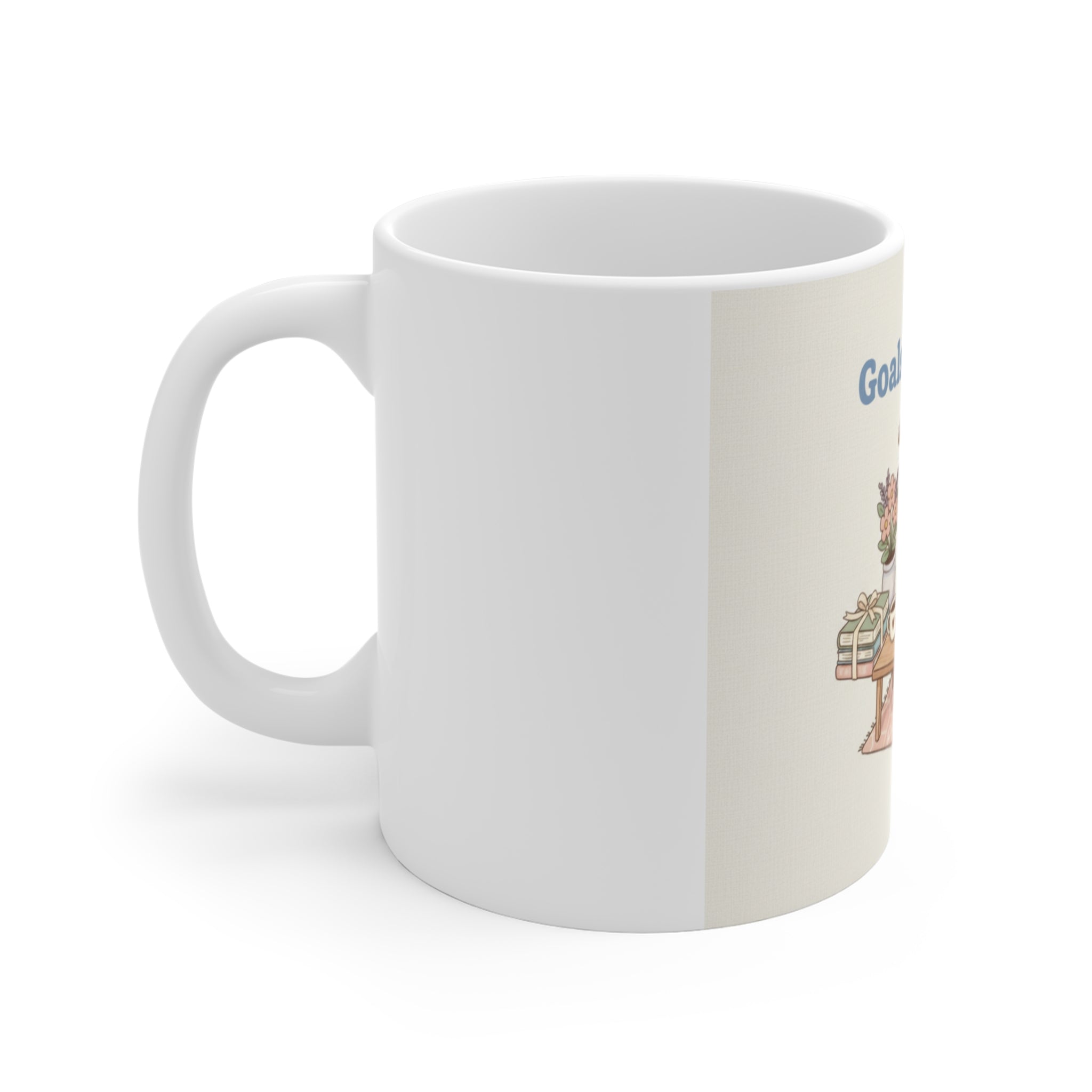 Goals On Goals Cat Mug 11oz