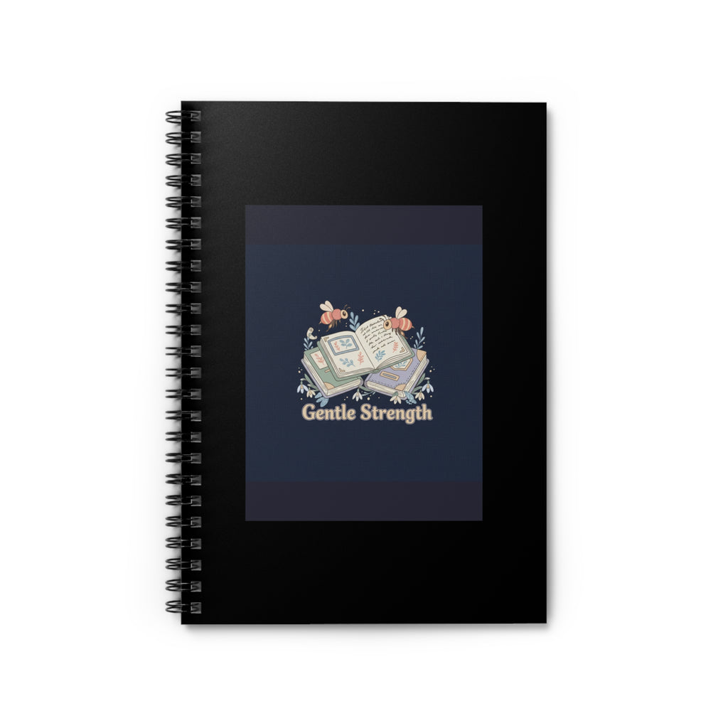 Gentle Strength Bees Spiral Notebook