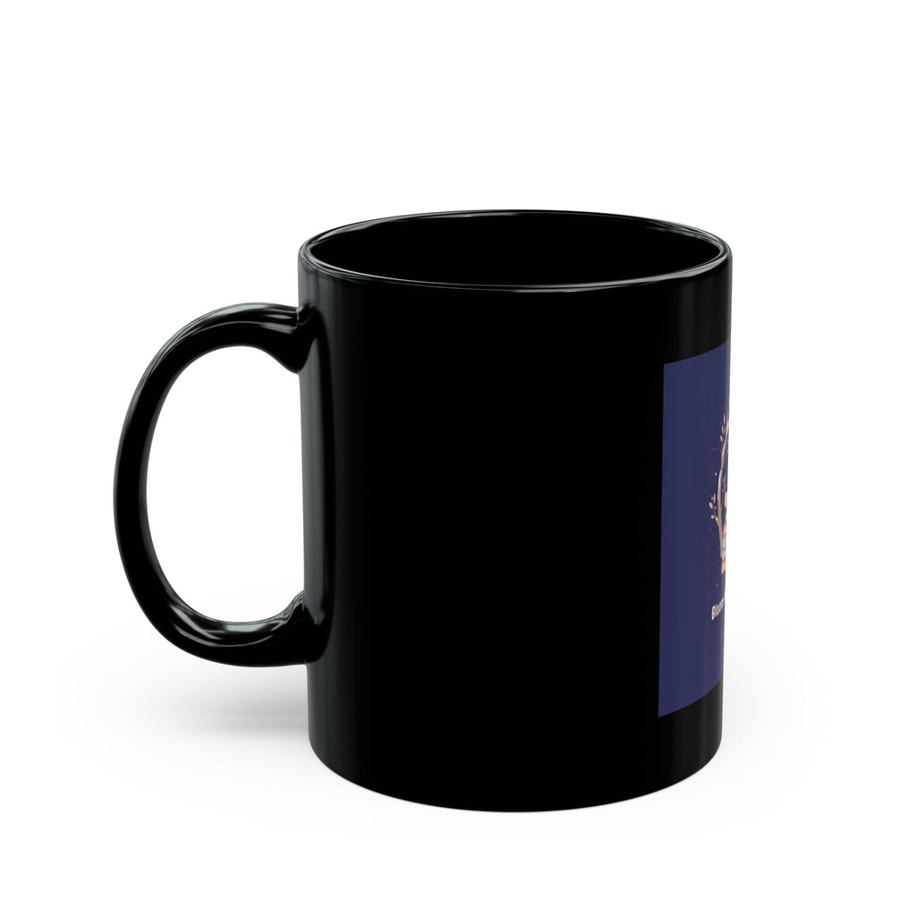 Bunny Black Mug 11oz