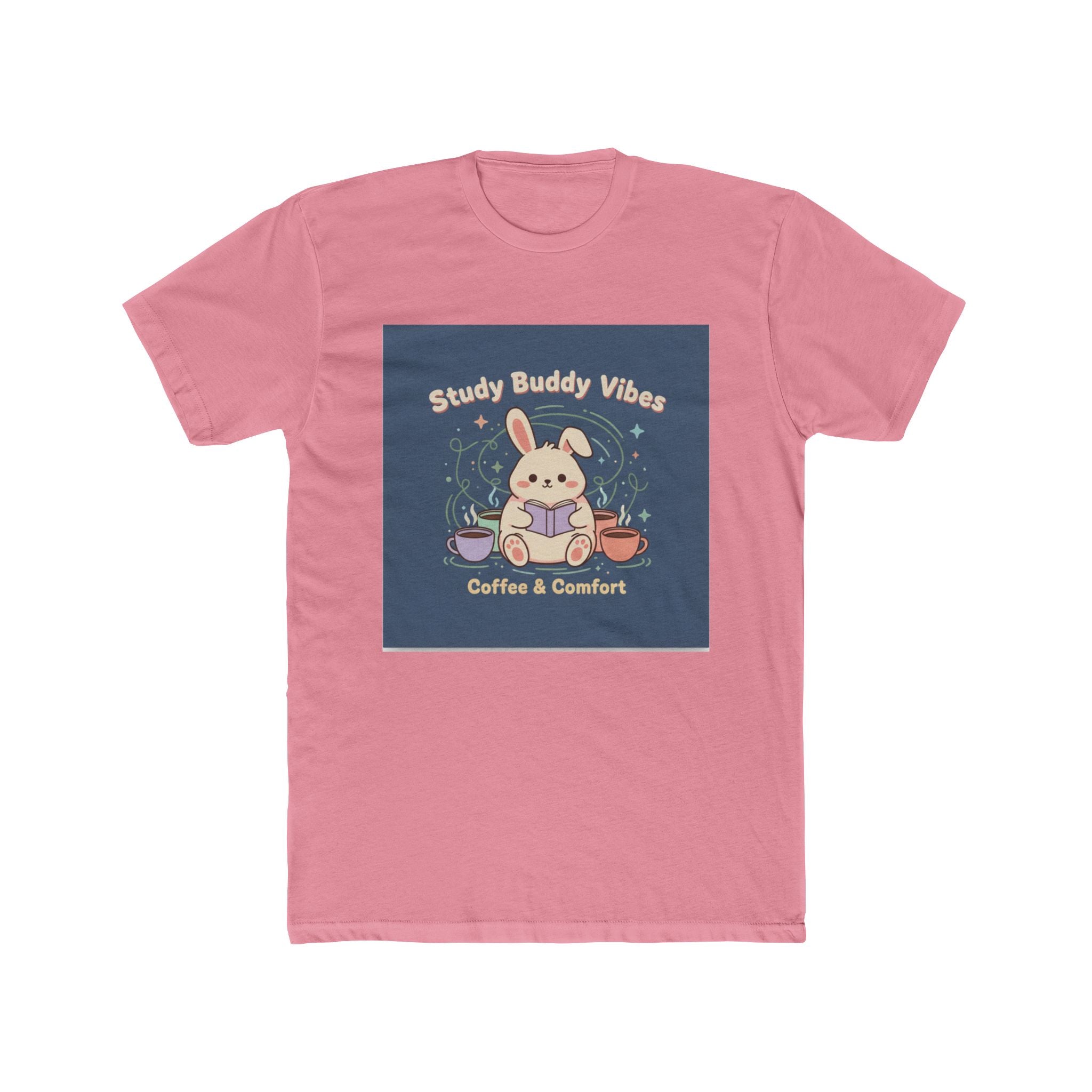 Bunny Unisex Tee – Study Buddy Vibes Coffee Comfort