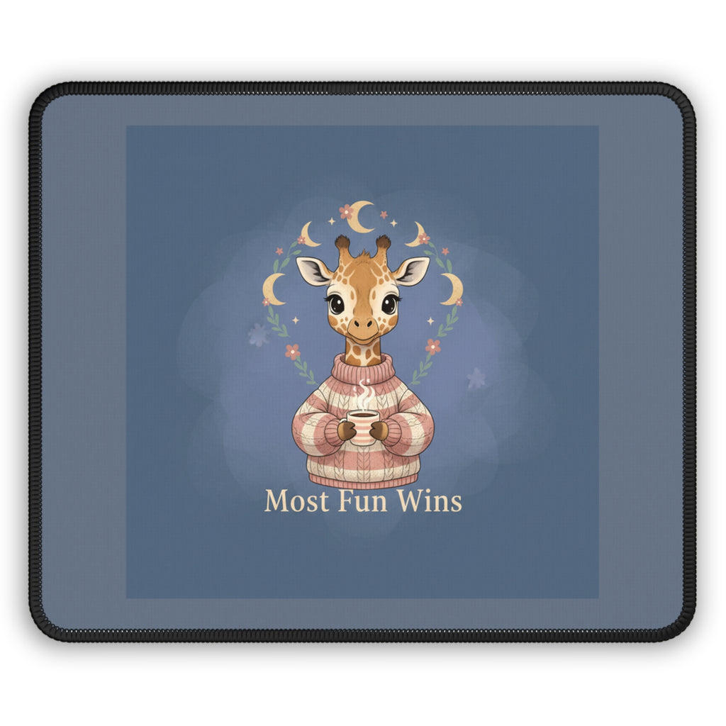 Giraffe Mouse Pad – Most Fun Wins