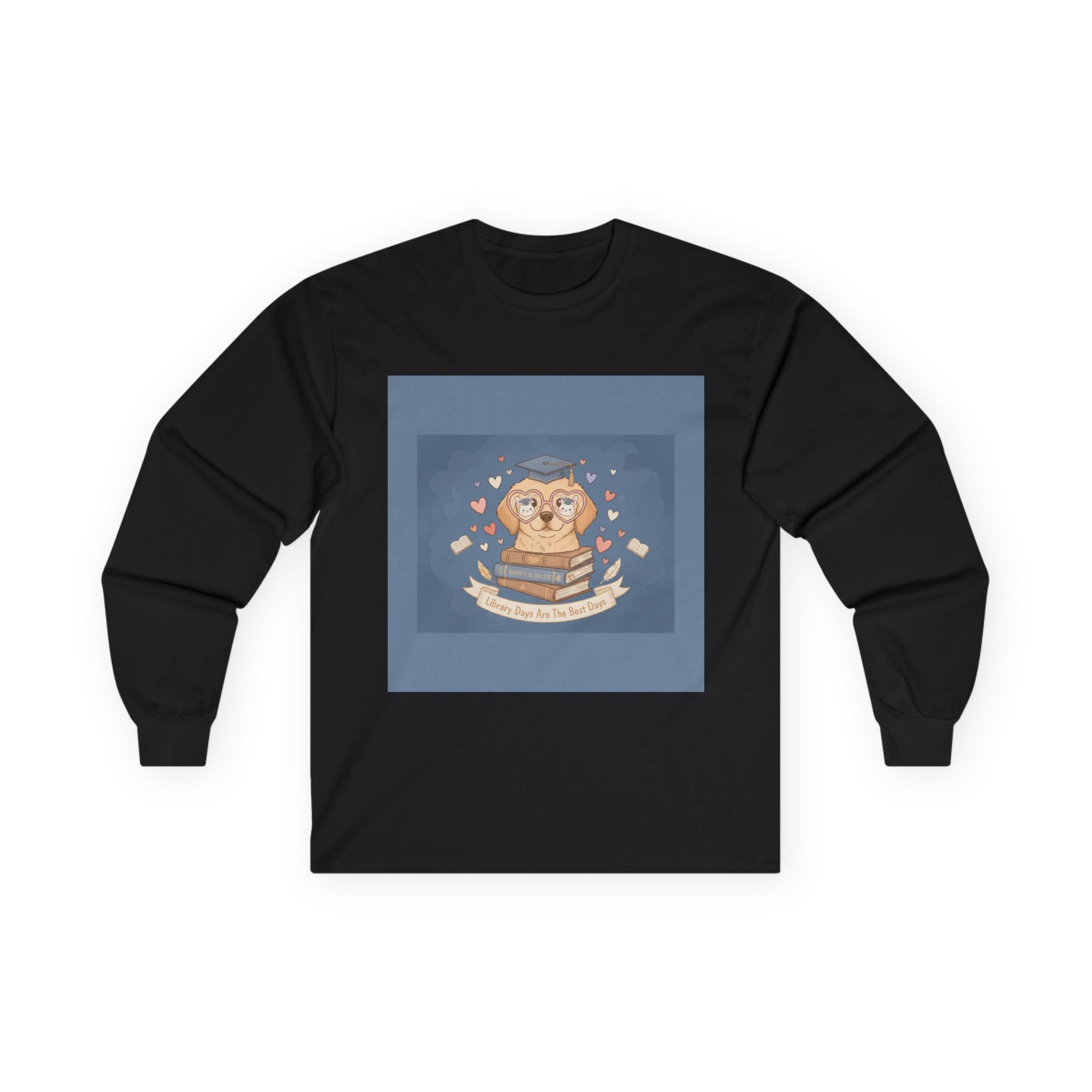 Library Days Are The Best Days Dog Long Sleeve Tee