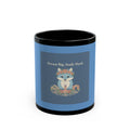 Fox Black Mug 11oz – Dream Big, Study Hard
