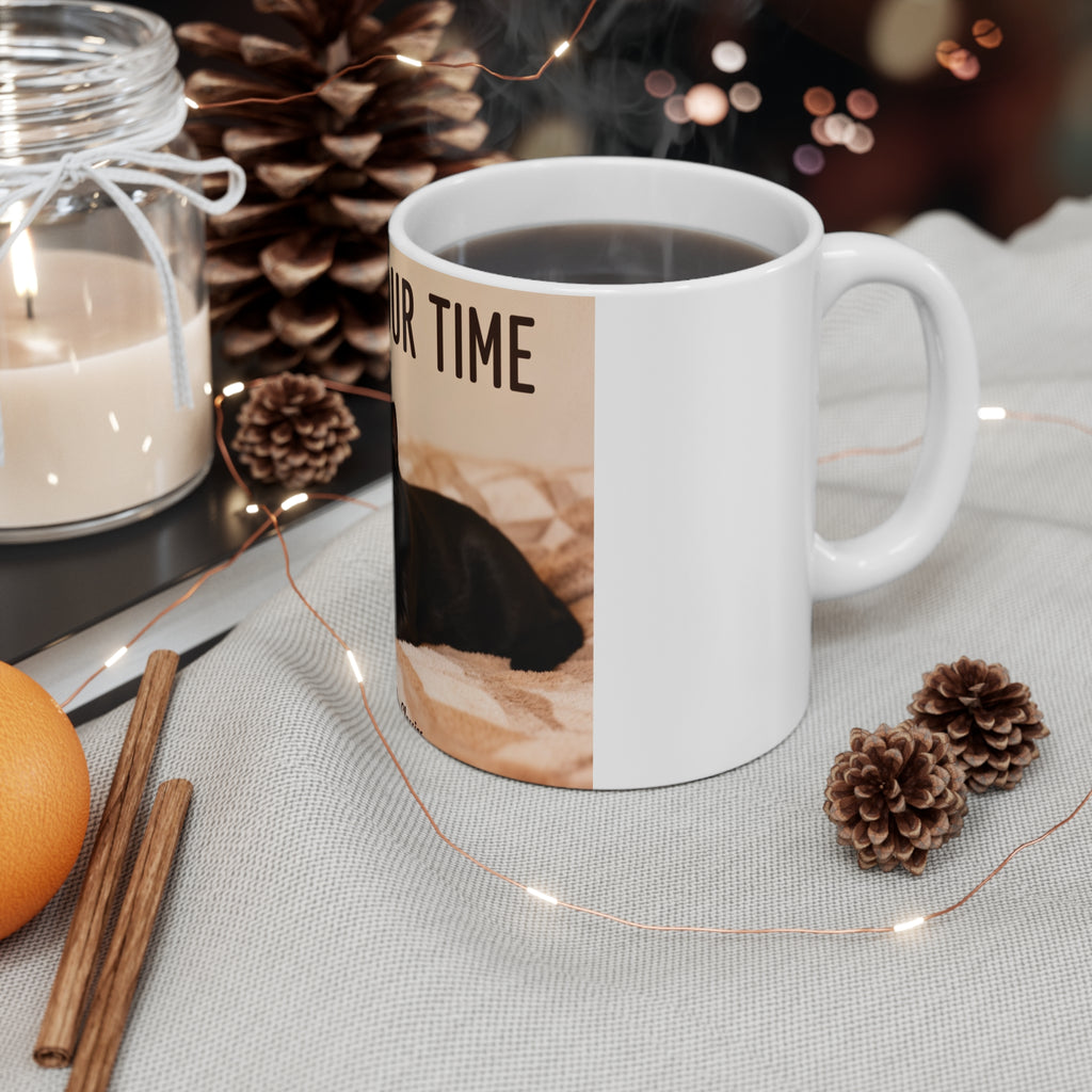 TAKE YOUR TIME Cat Mug 11oz