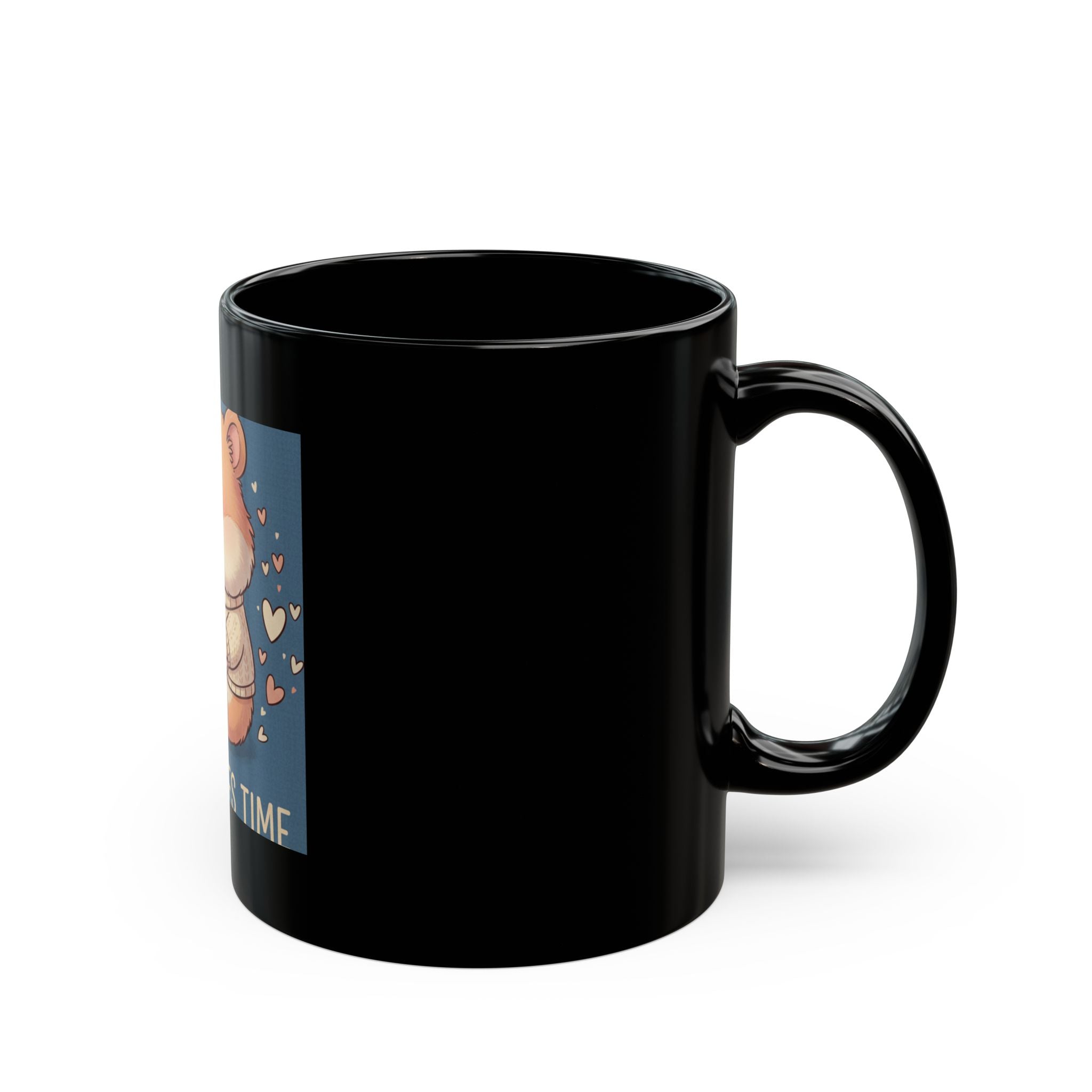 Hamster Black Mug 11oz – Magic Takes Time