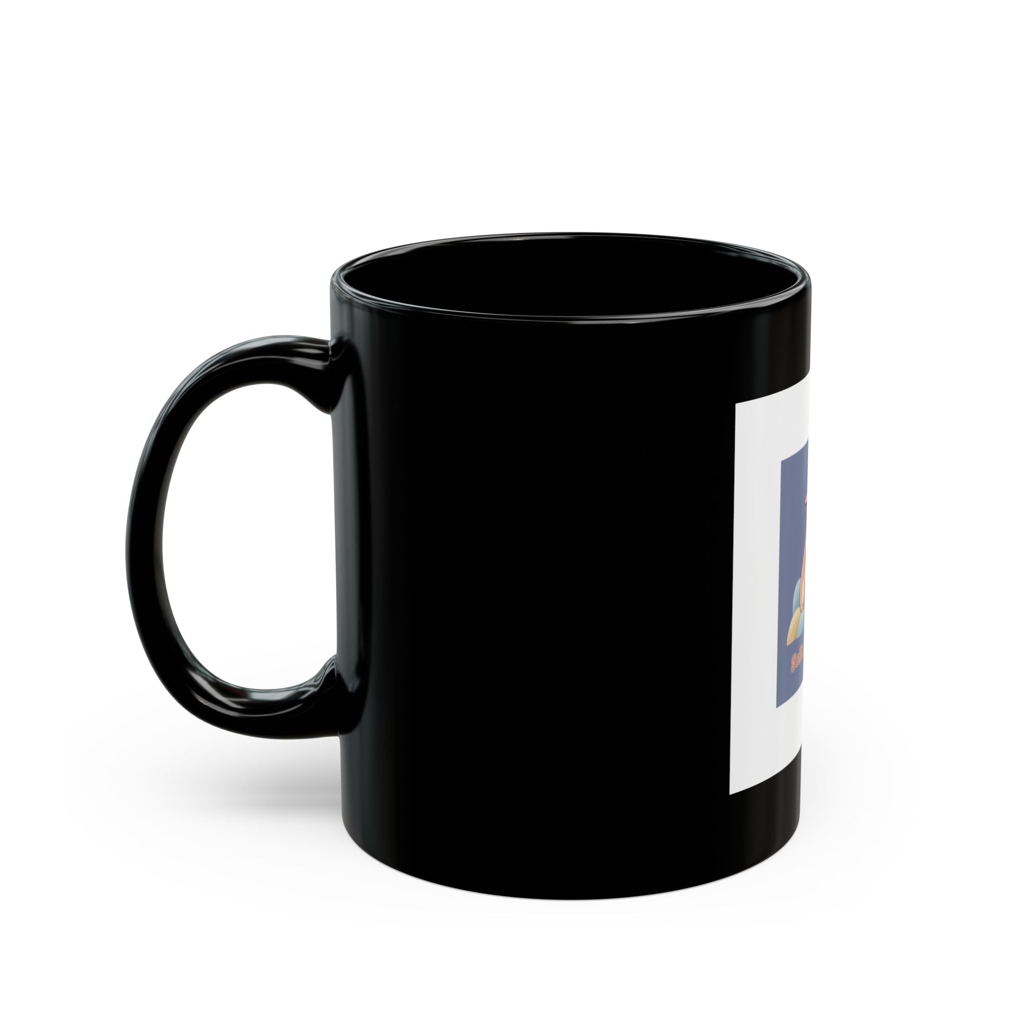 Bunny Black Mug 11oz – Soft Life Scholar